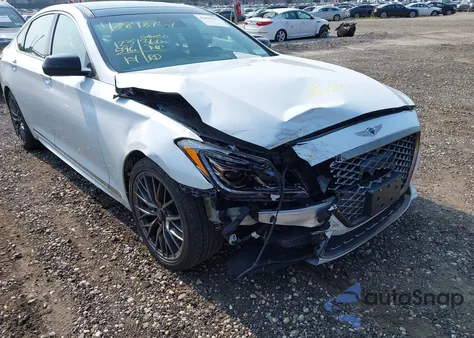 2018 Genesis G80 3.3T Sport from USA, damaged, VIN KMHGN4JB8JU244492